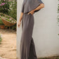Off-Shoulder Wide Leg Jumpsuit