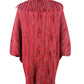 One Size Fringe Detail Printed Poncho