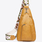 Take A Trip PU Leather Sling Bag