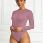 Women's Ava Round Neck Long Sleeve Bodysuit