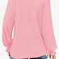 FULL SIZE Eyelet V-Neck Flounce Sleeve Blouse