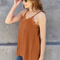 Basic Bae Full Size Lace Trim V-Neck Cami