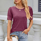 Round Neck Puff Sleeve T-Shirt