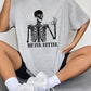 Round Neck Short Sleeve Never Better Graphic T-Shirt