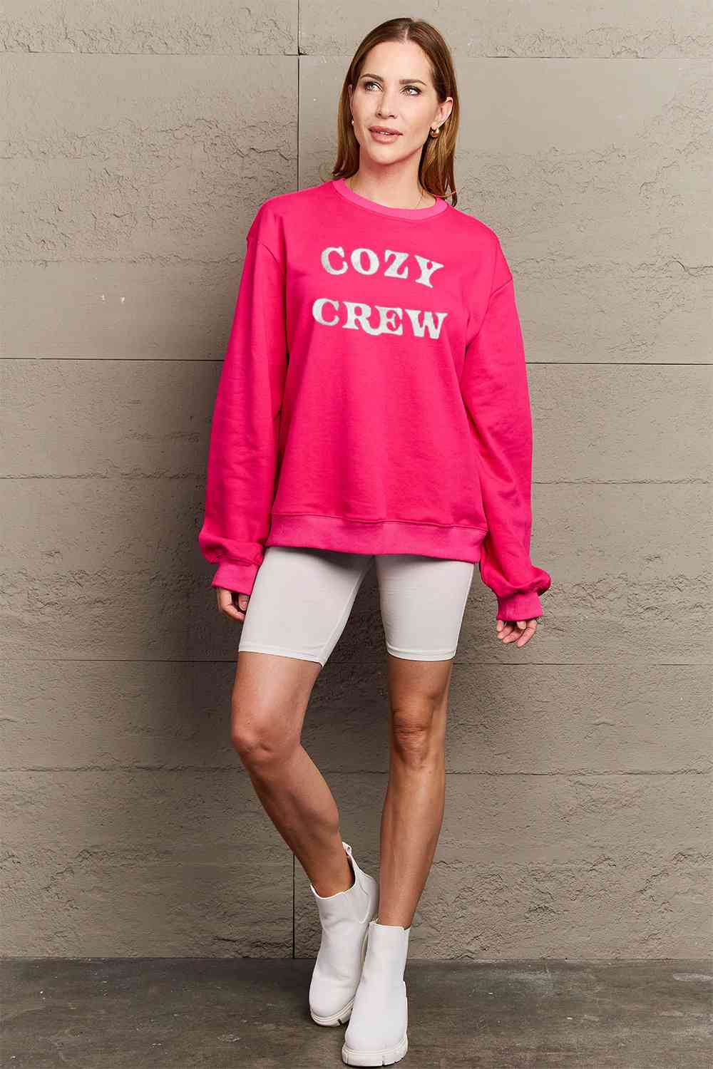 Simply Love SEASONAL Full Size COZY GREW Graphic Sweatshirt