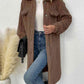 Adrien Planet Collared Neck Drop Shoulder Coat