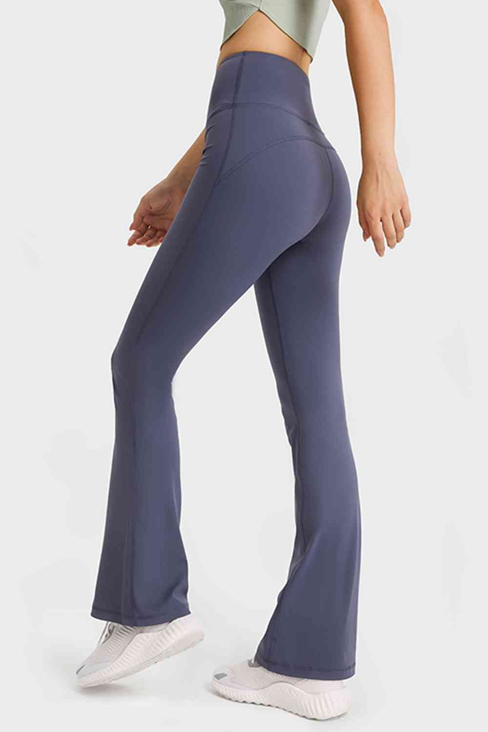 ChicBea Elastic Waist Flare Yoga Pants