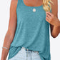 CHICbabe Full Size Curved Hem Square Neck Tank