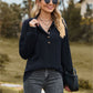 Full Size Collared Neck Long Sleeve Blouse