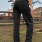 SassyDenim Full Size High Waist Cargo Jeans