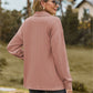 Full Size Collared Neck Long Sleeve Blouse