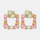 Geometrical Shape Zinc Alloy Dangle Earrings