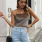 Straight Neck Cropped Cami