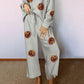 SEASONAL Sequin Patch Pumpkin Top and Pants Set