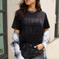 Simply Love Full Size KINDA LAZY Round Neck T-Shirt