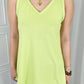 Blumin Apparel Chance of Sun Full Size Ribbed V-Neck Tank in Green