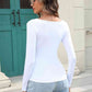 Full Size Long Sleeve Scoop Neck T-Shirt