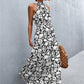 Women's Valencia Printed Sleeveless Tie-Waist Maxi Dress