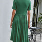 Button Detail Tee Dress with Pockets