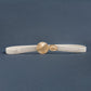 Black, Caramel, or Ivory One Size PU Leather Belt