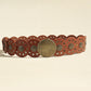 One Size Round Shape PU Leather Belt