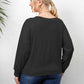 Plus Size Twisted Drop Shoulder T-Shirt