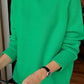 Turtle Neck Raglan Sleeve Sweater