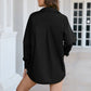 Full Size Dropped Shoulder Longline Shirt