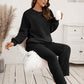Vixen Teddy Long Sleeve Top and Pants Lounge Set
