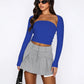 Beauteous Cutout Raglan Sleeve Bolero and Tube Top