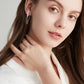Moissanite 925 Sterling Silver Connected Earrings