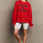 Simply Love Full Size I'D RATHER BE SLEEPING Round Neck Sweatshirt