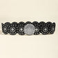 BeyondBeautiful Vintage PU Leather Wide Belt
