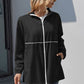 Zip Up Long Sleeve Hooded Watertight Jacket