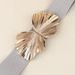 GorgeousNights Zinc Alloy Buckle Elastic Belt