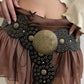 Abigail Andi Zinc Alloy PU Disc Belt