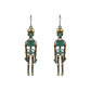 Halloween Skeleton Alloy Earrings