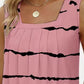 SALTYMIND Full Size Printed Square Neck Curved Hem Tank