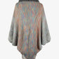 Open Front Fringe Hem Poncho
