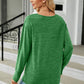 Full Size V-Neck Long Sleeve T-Shirt