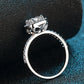 Ariel&Emaline Square Moissanite Ring