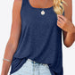 CHICbabe Full Size Curved Hem Square Neck Tank