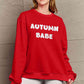 Simply Love SEASONAL Full Size AUTUMN BABE Graphic Sweatshirt