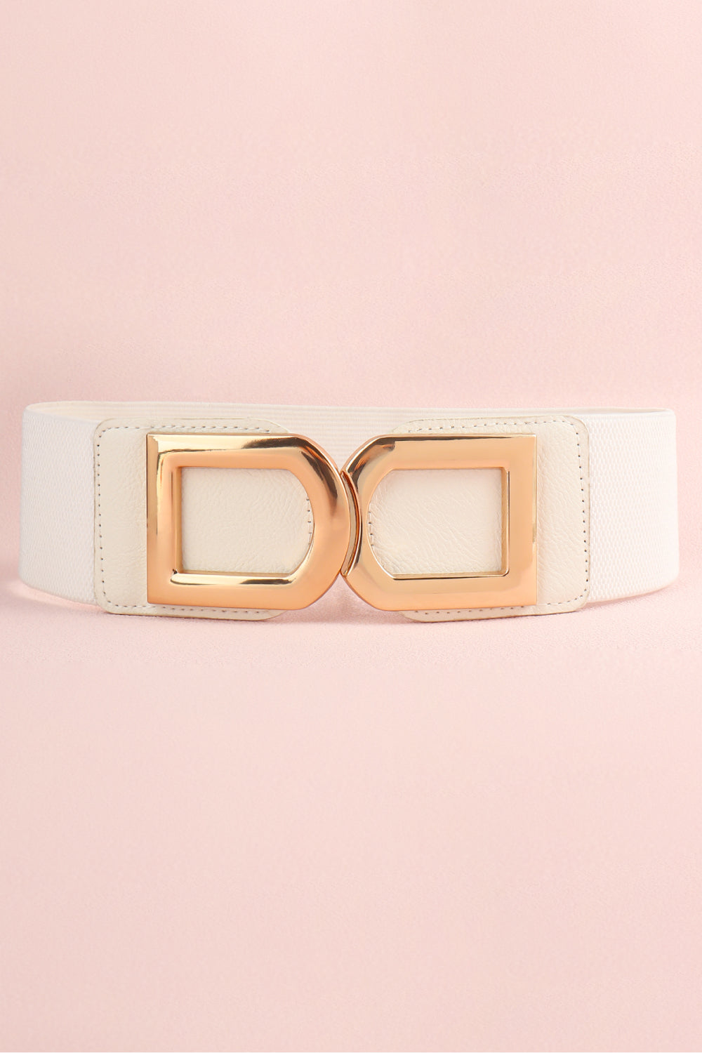 Jessica Anne Beauty Double D Buckle PU Belt