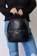 David Jones PU Leather Backpack *