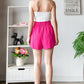 Heimish Full Size Texture High Waist Tied Shorts