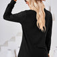 Notched Long Sleeve T-Shirt