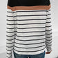 Striped Round Neck Long Sleeve T-Shirt