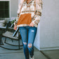 Geometric Quarter-Zip Hoodie