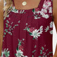 SALTYMIND Full Size Printed Square Neck Curved Hem Tank